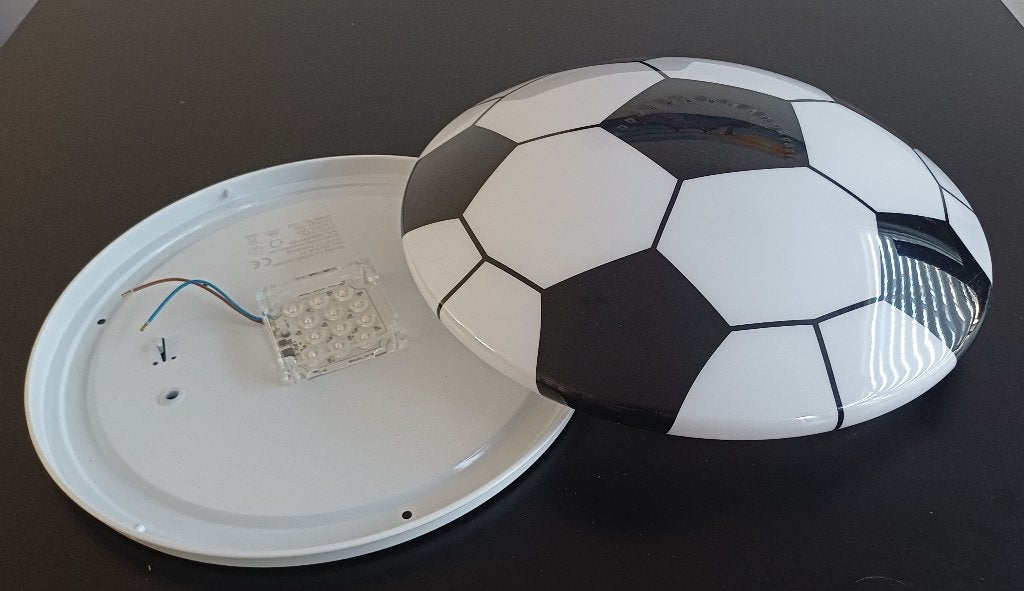 Voetbal Plafondlamp - Ideaal voor de Echte Voetbalfan!, Ophalen of Verzenden, Gebruikt