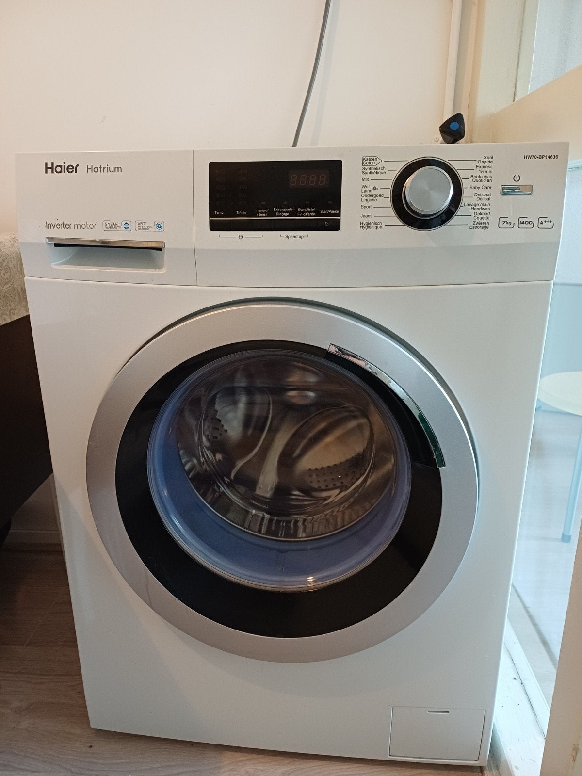 Wasmachine Hatrium. Zo goed als nieuw!!, Ophalen of Verzenden, Zo goed als nieuw, 1200 tot 1600 toeren, Minder dan 85 cm