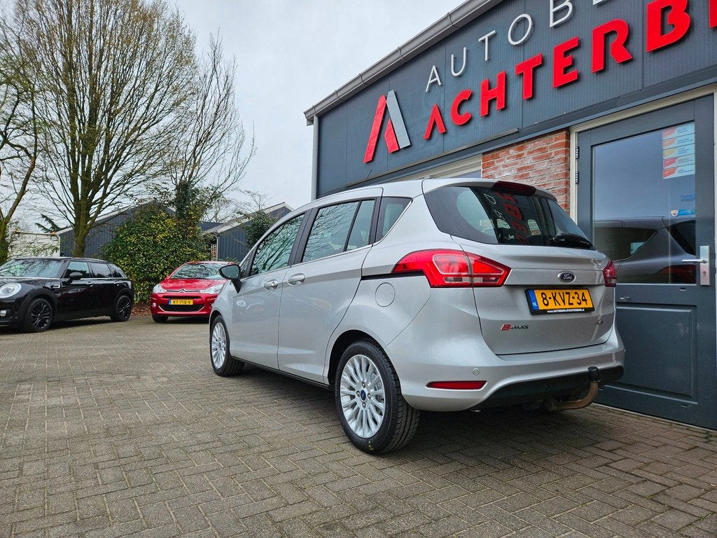 Ford B-Max 1.0 EcoBoost Titanium Trekhaak! PDC! Dealer Onder, Auto's, Ford, Voorwielaandrijving, Euro 5, 101 pk, Gebruikt