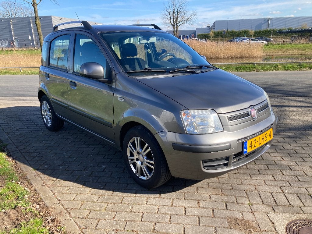 Fiat Panda 1.2L 2010 Grijs Airco, Stof, 1242 cc, Origineel Nederlands, Handgeschakeld