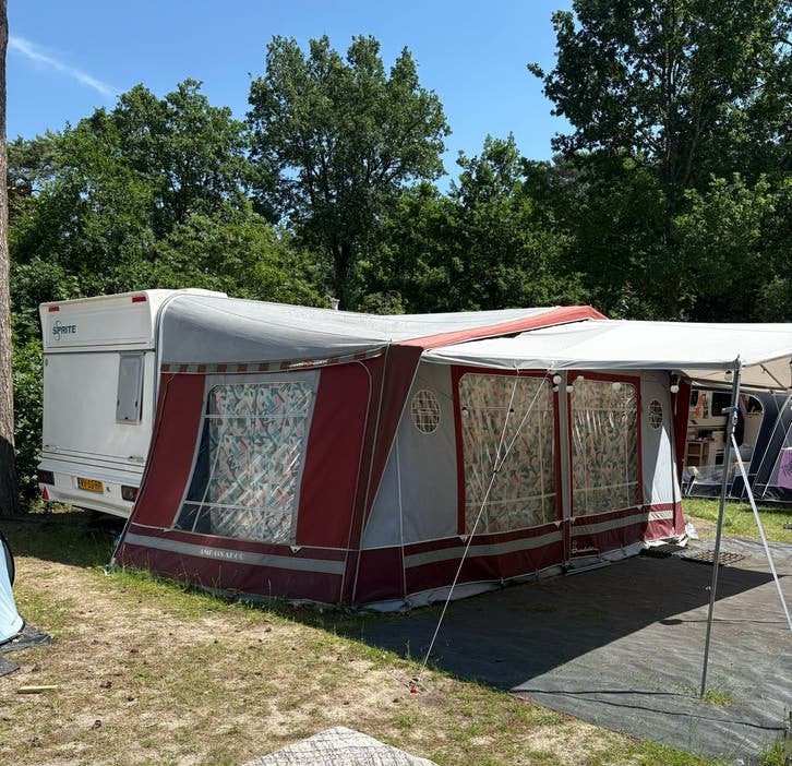 Isabella voortent 925 met lichtgewicht carbon stokken, Ophalen, Gebruikt, Isabella