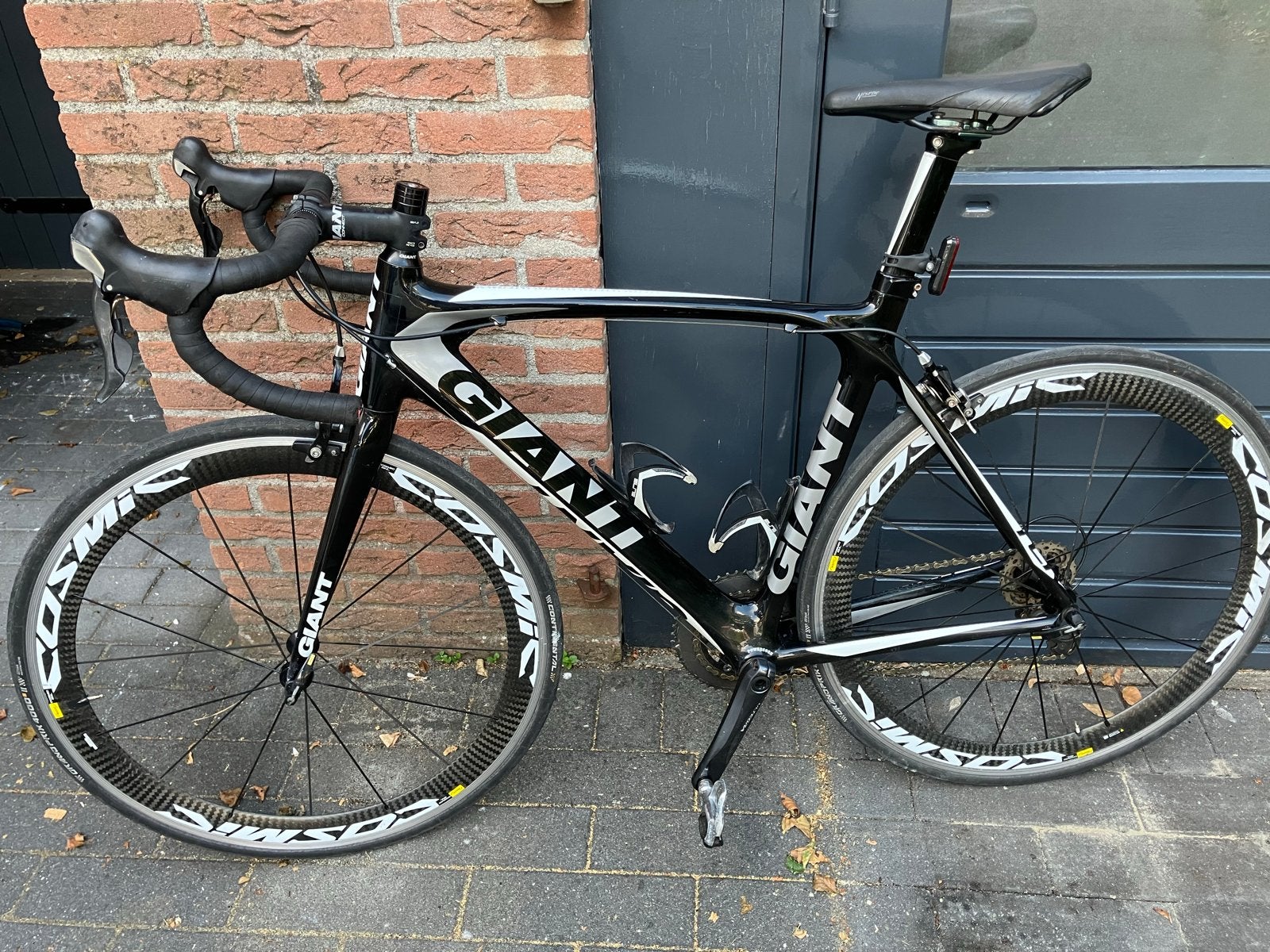 Giant TCR racefiets met Ultegra en Mavic Cosmic wielen, Ophalen, 28 inch, Gebruikt, Carbon