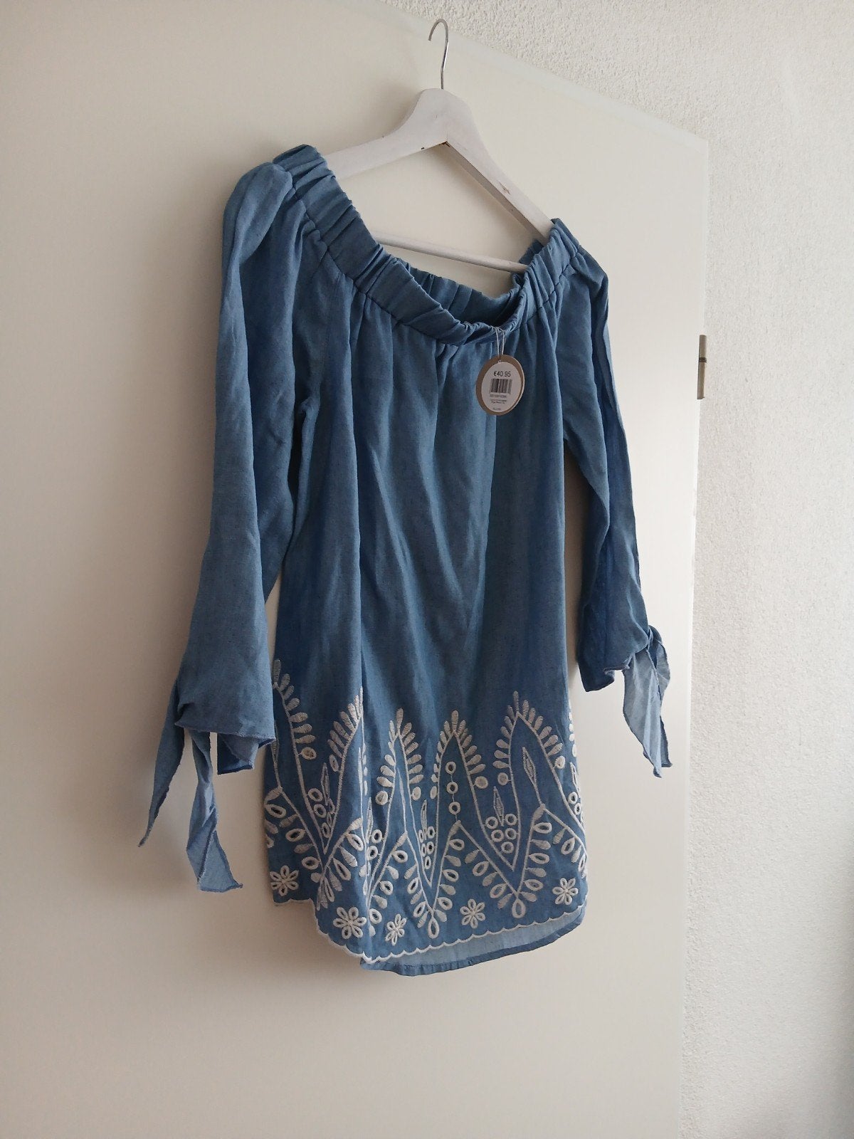 Modieuze denim blouse mét prijskaartje van Apricot. Maat M., Kleding | Dames, Maat 38/40 (M), Nieuw, Apricot, Verzenden