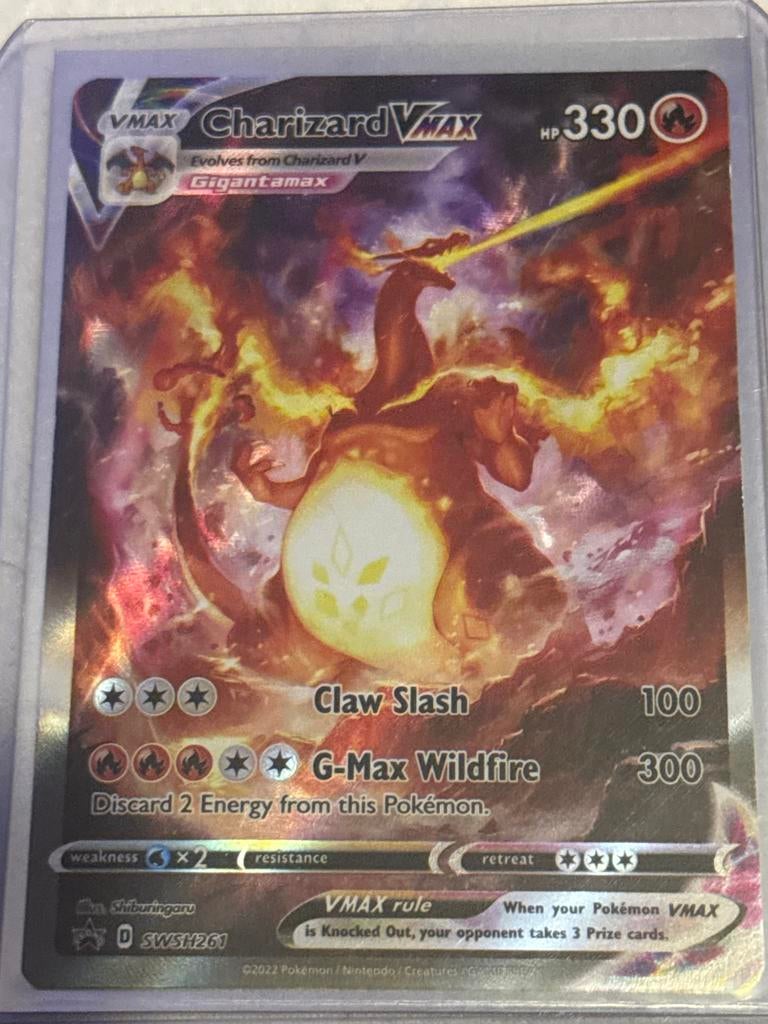 Charizard VMAX, VSTAR & V Pokémon Kaarten Set, Ophalen of Verzenden, Zo goed als nieuw, Meerdere kaarten, Foil