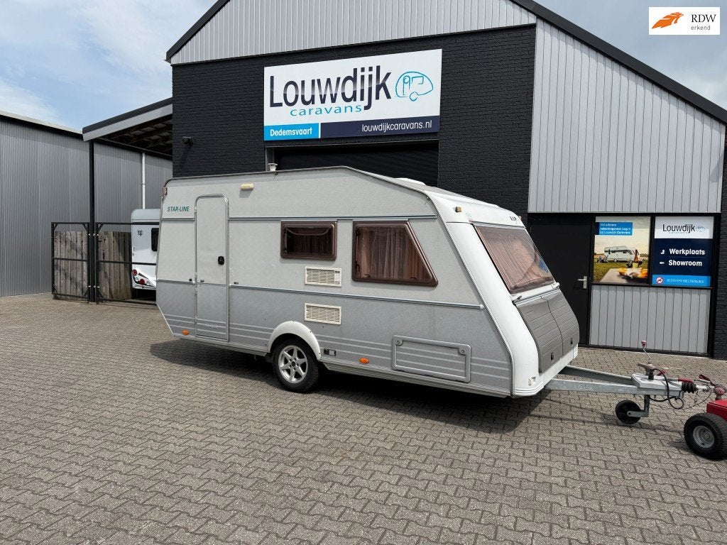 KIP Starline 44 TTR ’02 (Vastbed, Treinzit), Caravans en Kamperen, Vast bed, Kip, Bedrijf, Treinzit