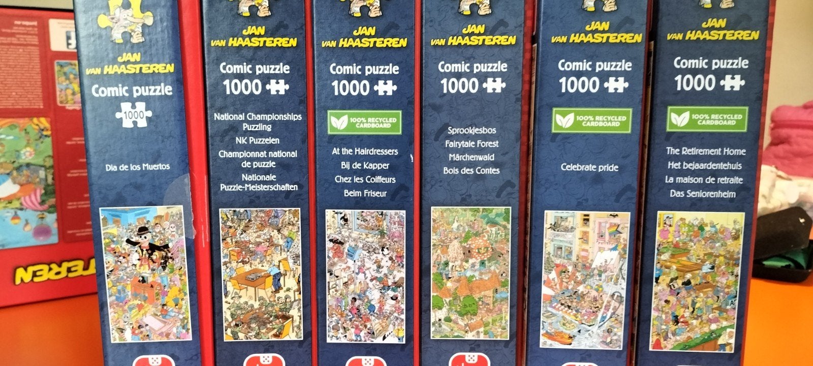 Jan van Haasteren puzzels., Ophalen, 500 t/m 1500 stukjes, Zo goed als nieuw