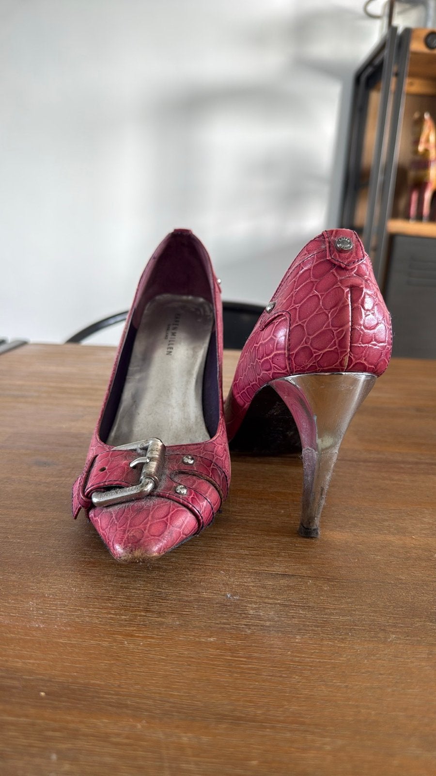 Karen Millen pump maat 40, Ophalen of Verzenden, Gedragen, Roze, Pumps
