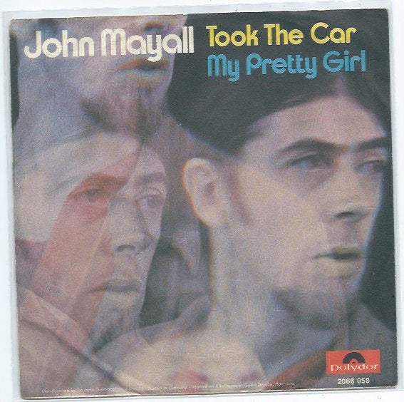 John Mayall- Took the Car, Cd's en Dvd's, Vinyl Singles, Fotohoes, Verzenden, Zo goed als nieuw, 7 inch