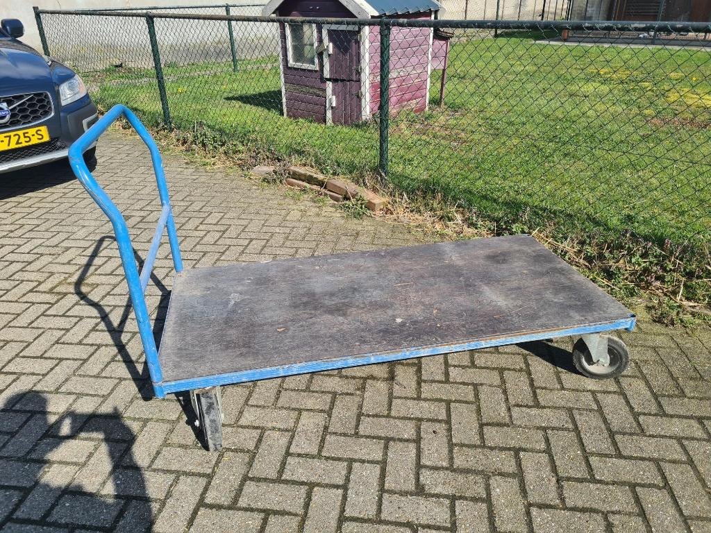 Fetra Plateauwagen, 100 liter of meer, Ophalen of Verzenden, Zo goed als nieuw, Transportkar