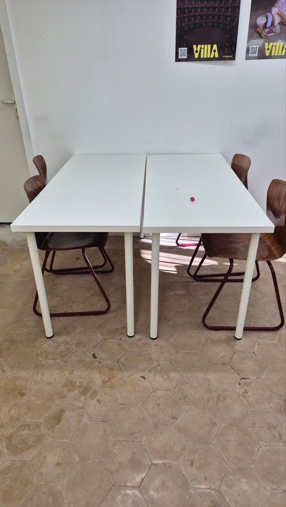 IKEA Bureau 140x60 Wit - Gratis, Ophalen, Gebruikt, Spaanplaat of MDF, IKEA