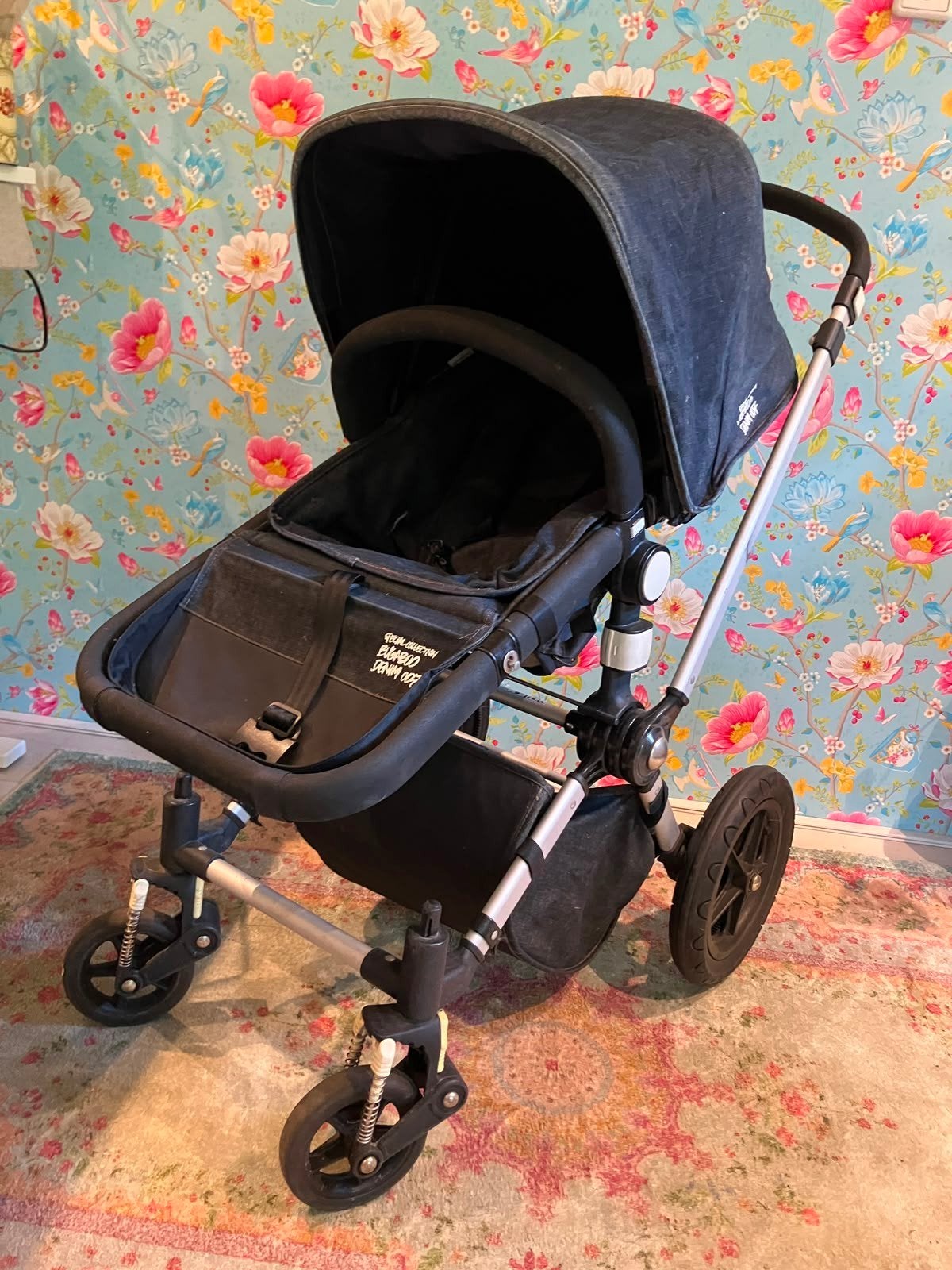 Bugaboo Fox Cub Complete – Denim Brown / Desert Beige, Ophalen, Gebruikt, Bugaboo, Combiwagen
