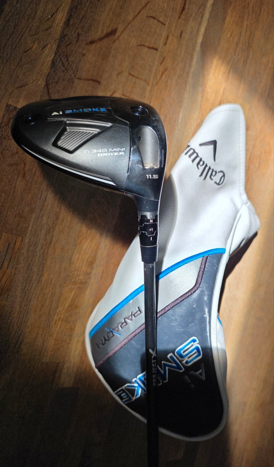 Callaway Ai Smoke Ti340 mini driver - 11.5* - 2x shaft S + R, Sport en Fitness, Golf, Ophalen of Verzenden, Gebruikt, Club, Callaway