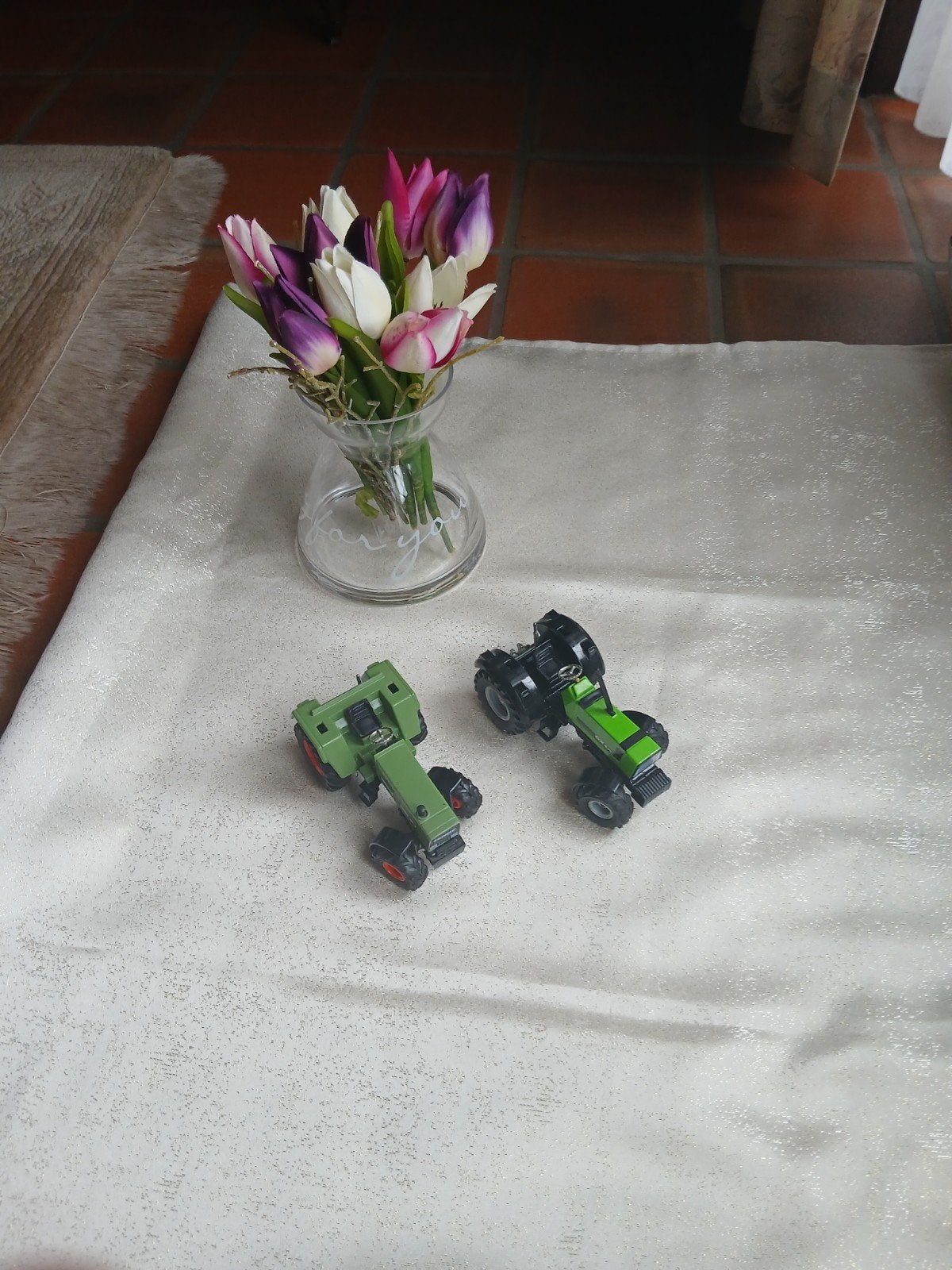 2 miniatuur tractoren Fendt & Deutz-Fahr – goede staat, Ophalen of Verzenden, Zo goed als nieuw