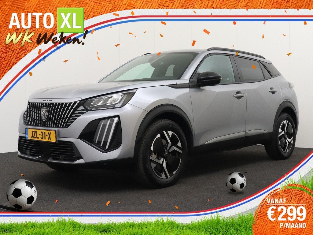 Peugeot 2008 158 PK Aut. Hybrid Allure Half-Leder Climate Ca, Auto's, Peugeot, Bedrijf, Te koop, ABS, Airbags, Airconditioning