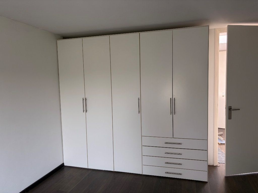 Kledingkast 250cm GRATIS!, Gebruikt, 200 cm of meer, 200 cm of meer, Overige houtsoorten