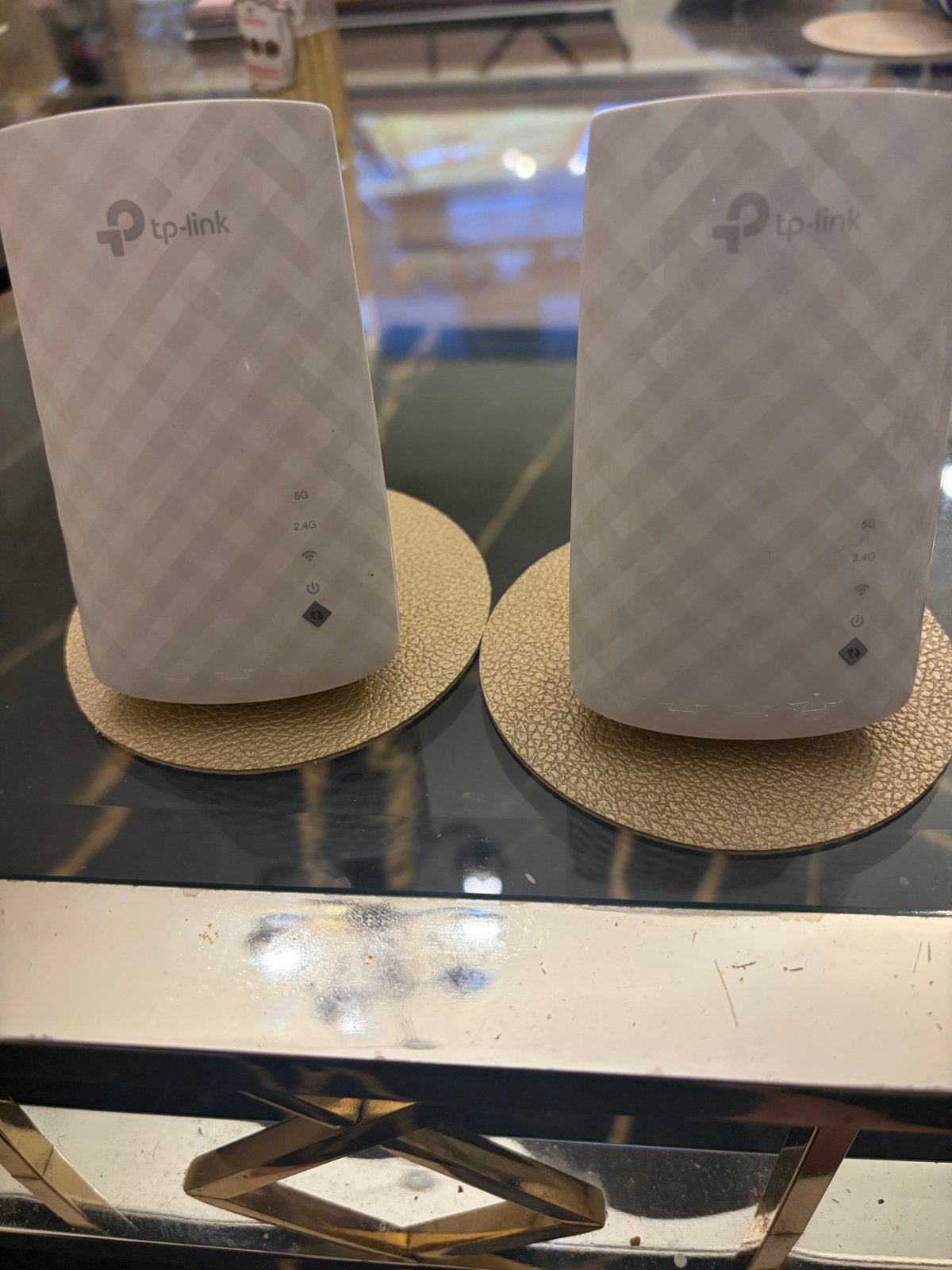 TP-Link WiFi-versterkers AC750 x 2, Computers en Software, Ophalen, Zo goed als nieuw