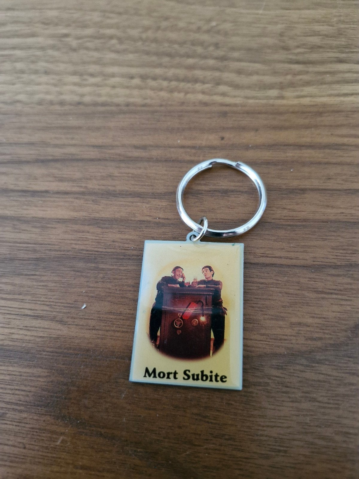 216 Mort Subite Sleutelhanger - Vintage Bier Merchandise, Ophalen of Verzenden, Gebruikt, Merk