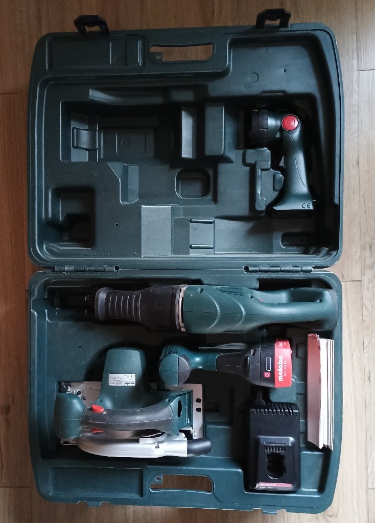 Metabo accu gereedschapsset Combo 4.1 18V in koffer, Ophalen, Gebruikt, Boormachine