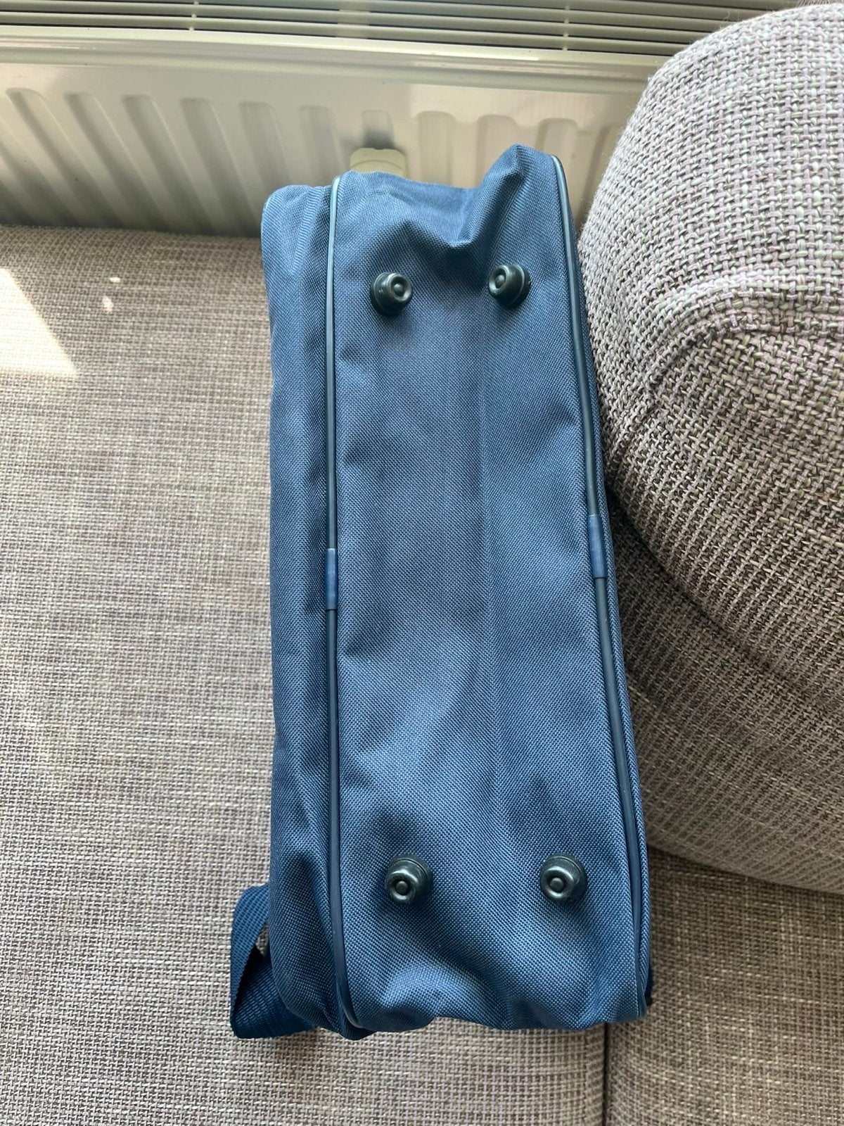 Donkerblauwe laptoptas / schoudertas, Ophalen of Verzenden, Gebruikt, Blauw, Overige merken