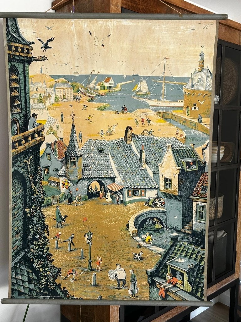 Zomerplaat W.G. van de Hulst, Ophalen of Verzenden, Stad- en Dorpsgezichten