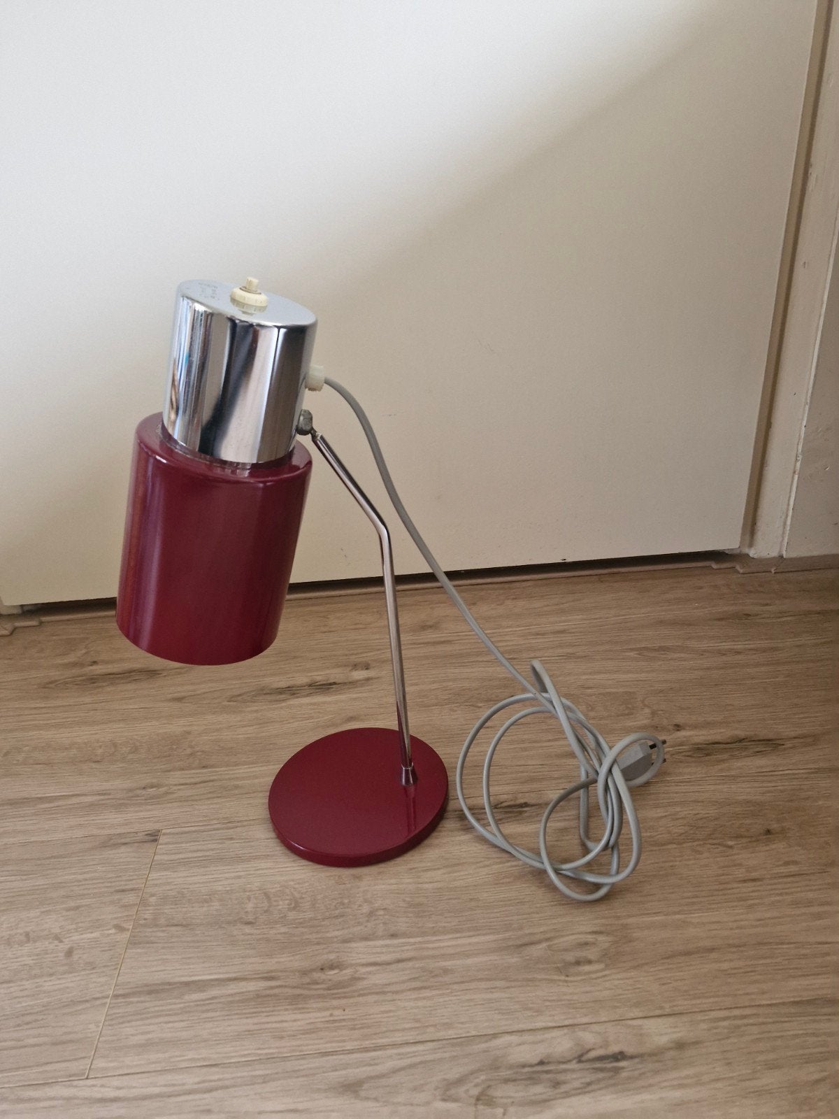 Prachtige vintage tafellamp, ontworpen door josef hurka, Ophalen of Verzenden