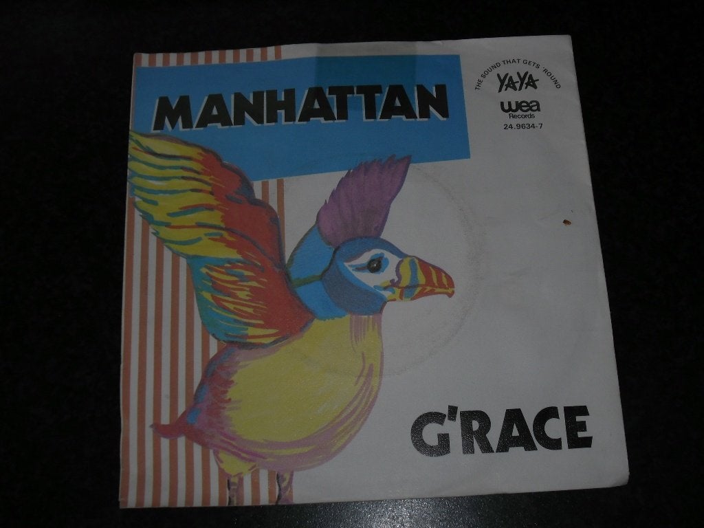 G'RACE - manhattan, 7 inch, Ophalen of Verzenden, Zo goed als nieuw, Pop