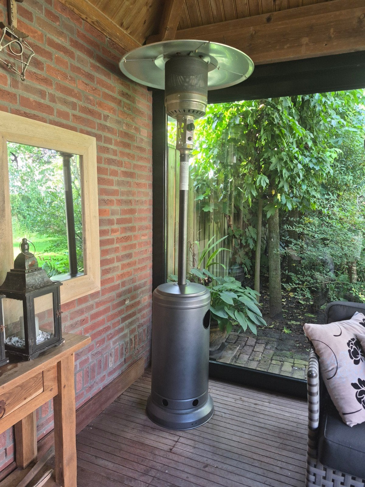 Terrasverwarmer gas, Ophalen, Gebruikt