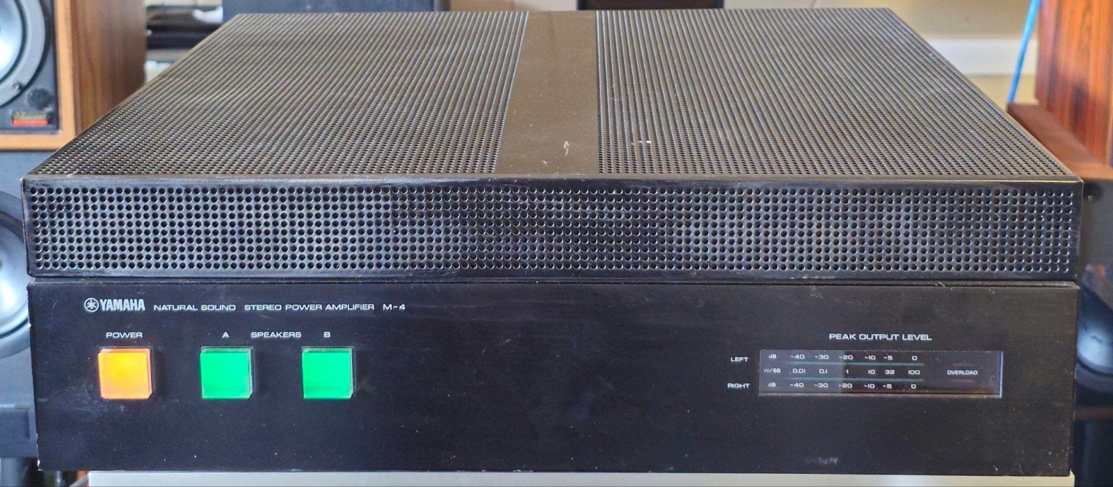 Yamaha M4 vintage 70's krachtcentrale, geserviced+garantie !, Ophalen of Verzenden, Yamaha, 120 watt of meer, Stereo