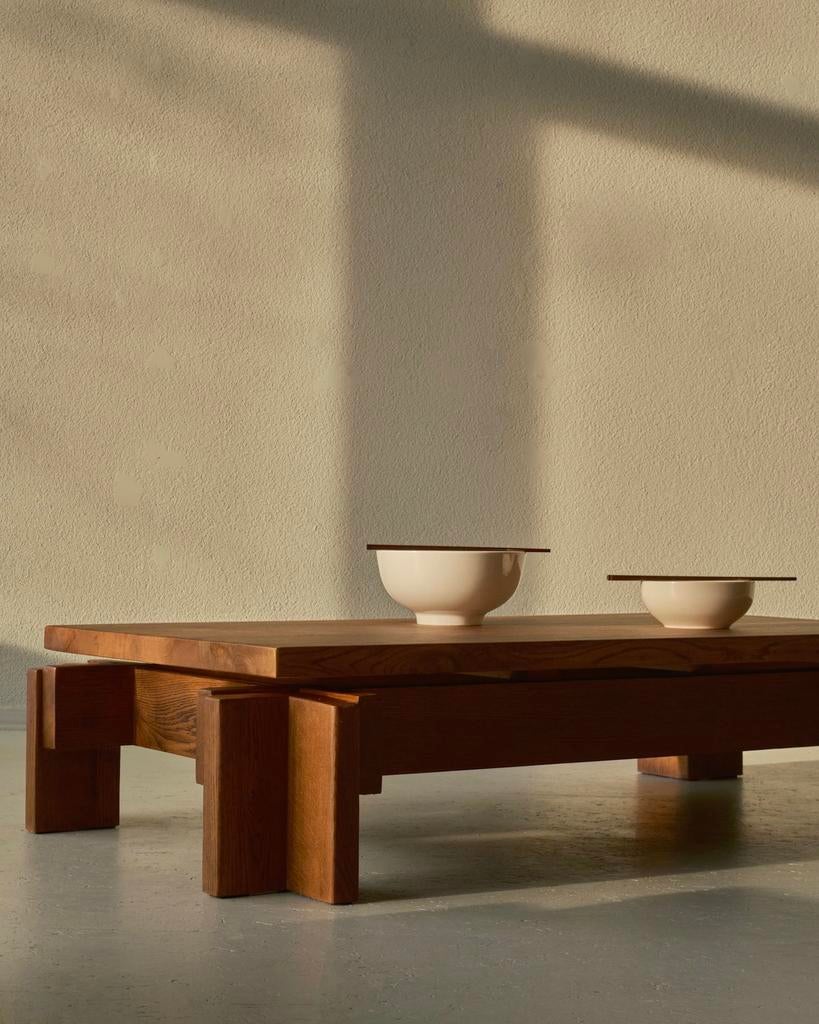 OBSCURA PLATFORM - Brutalist / japandi / wabisabi salontafel, Ophalen, Japandi, Not a banana, 100 tot 150 cm