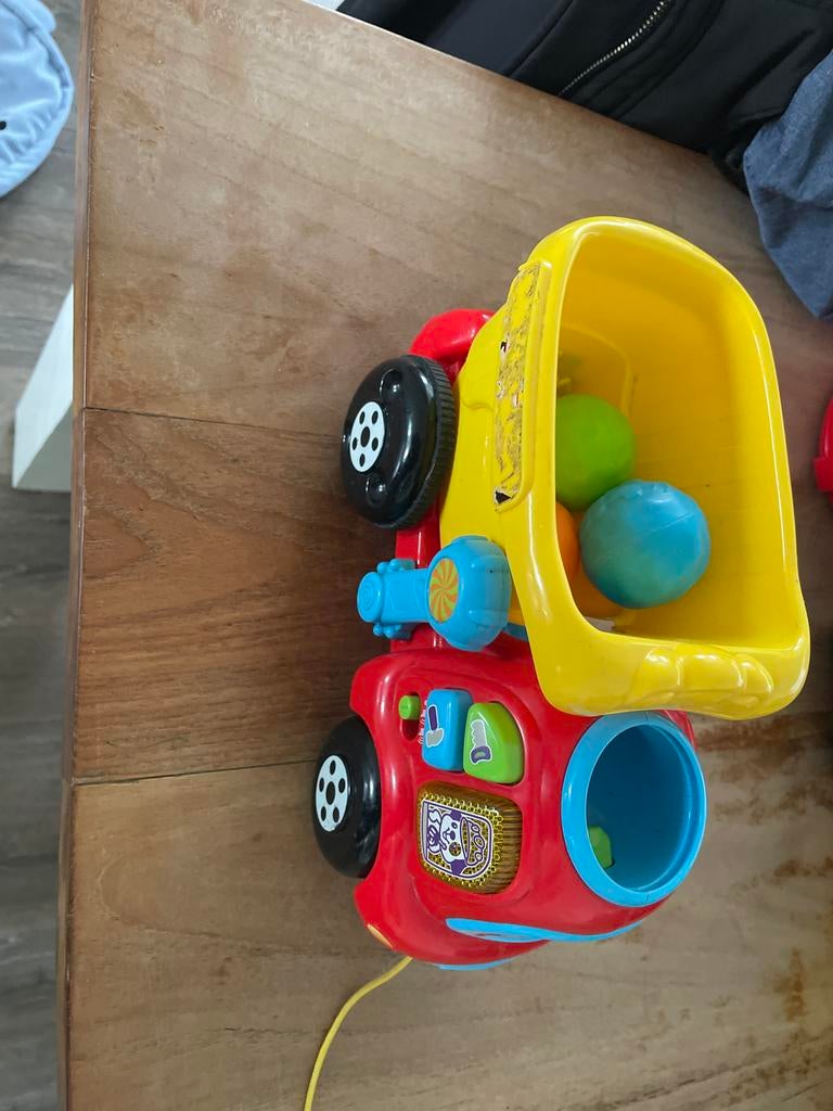 VTech Kiepwagen met ballen - Interactief speelgoed, Ophalen of Verzenden, Gebruikt