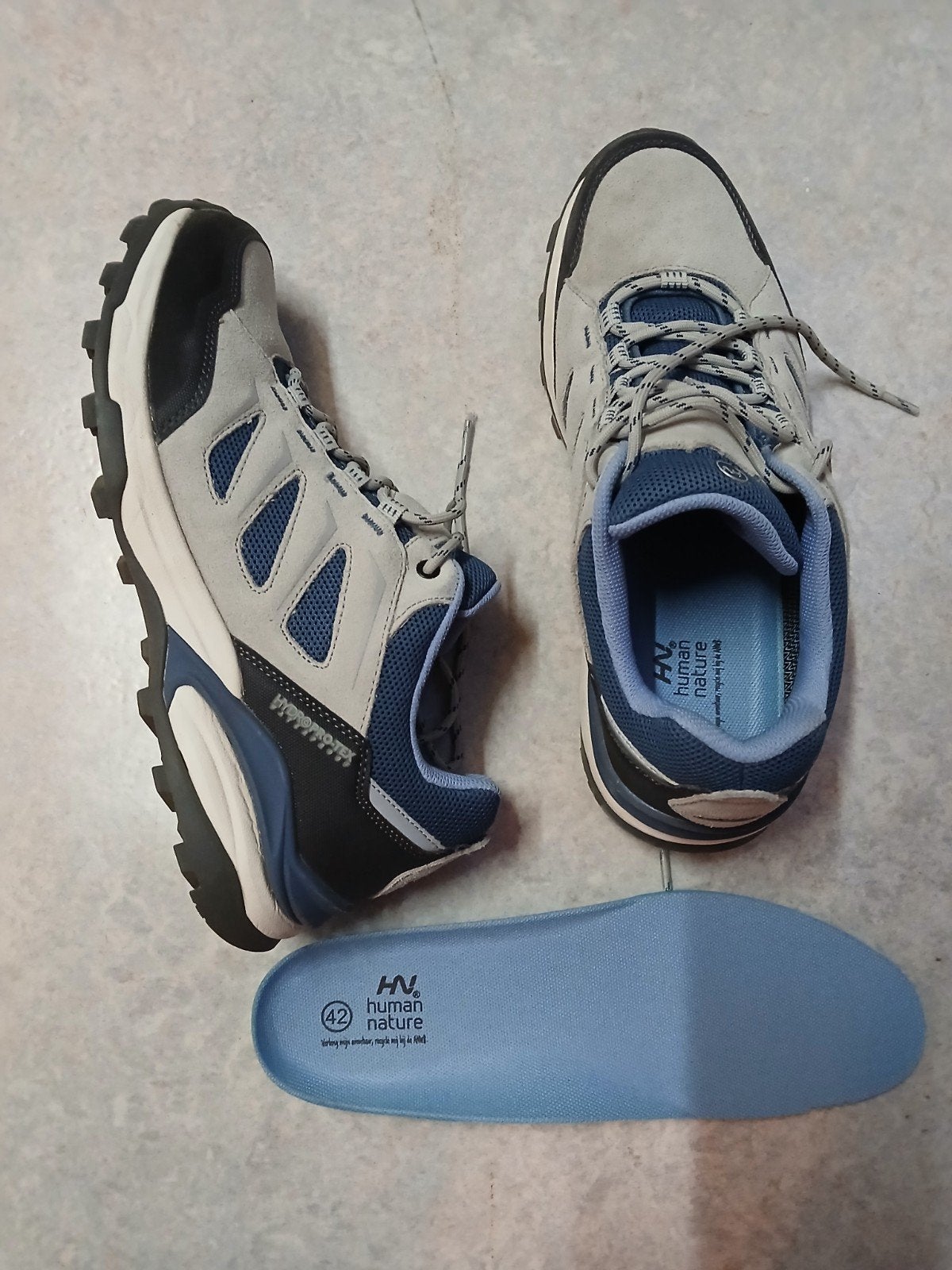 Human Nature dames wandelschoenen - Maat 42, Grijs, Human Nature, Gedragen, Wandelschoenen