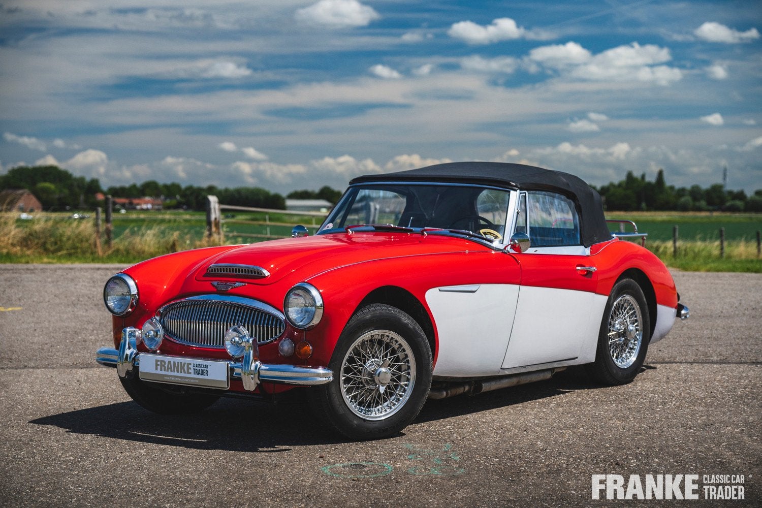 Austin-Healey 3000 mkIII BJ8 Phase2 (1966), Auto's, Achterwielaandrijving, Gebruikt, Zwart, 4 stoelen