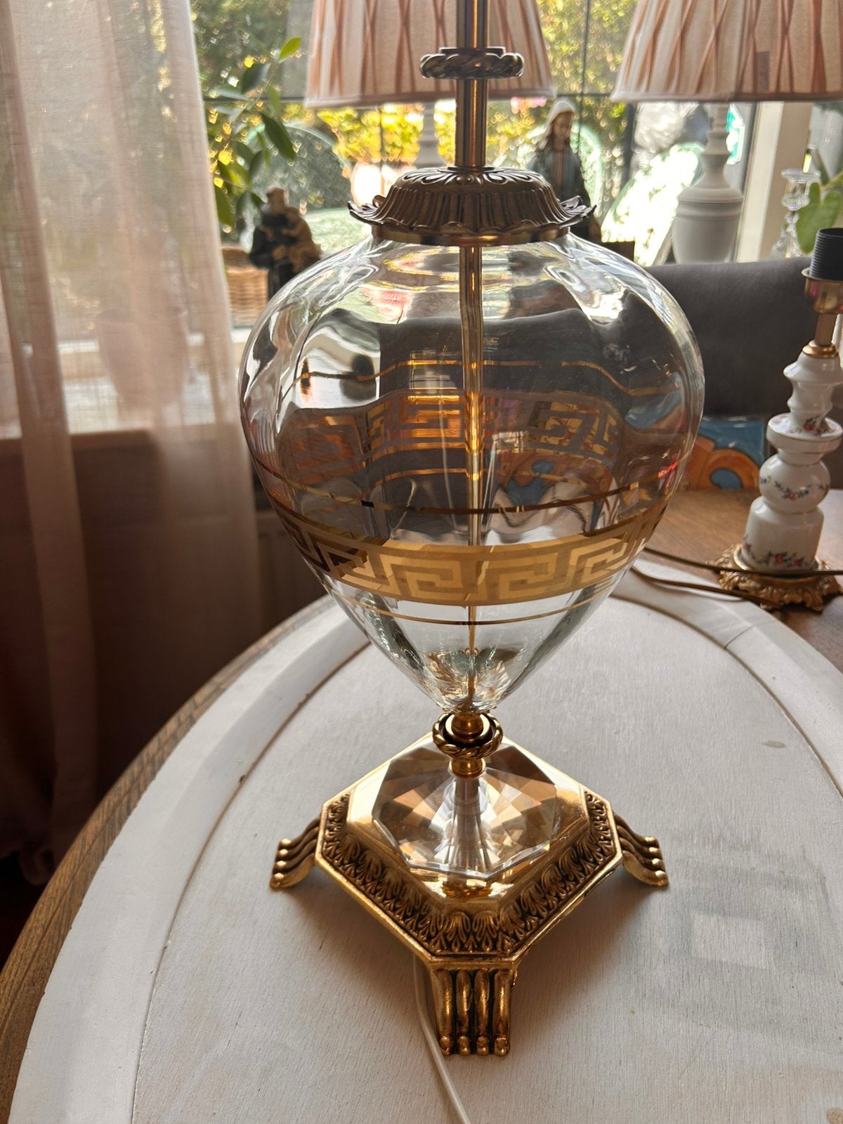 Super mooie vintage ( 1970/1980 )orginele Murano tafellamp, Ophalen of Verzenden