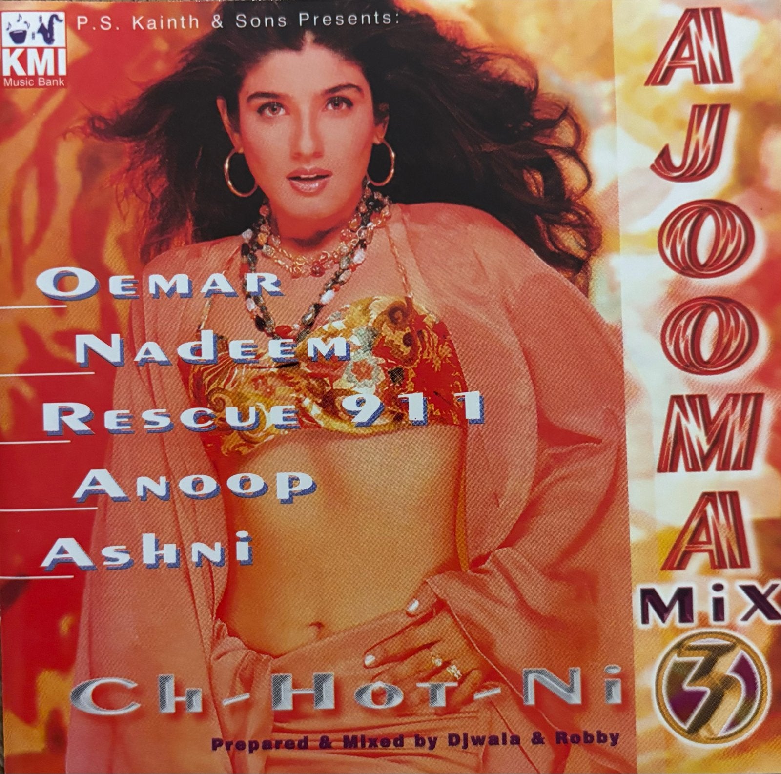 Ajjooma Mix - Ch-Hot-Ni CD (Oemar, Nadeem, Rescue 911), Verzenden, Gebruikt, Verzamelalbum, Inclusief doosje