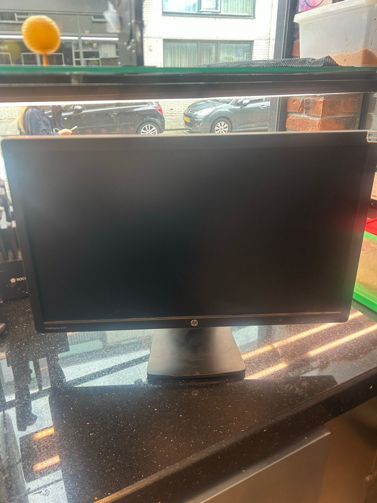 HP E231 Monitor - 23 inch Full HD Scherm, Ophalen, Gebruikt, Full HD, In hoogte verstelbaar