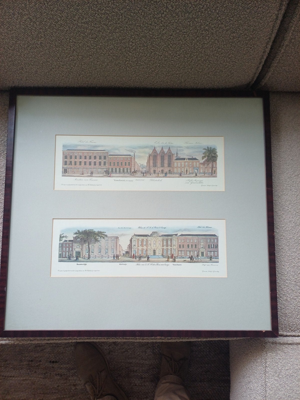 Historische prenten van Den Haag, 19e eeuw, Antiek en Kunst, Kunst | Etsen en Gravures, Ophalen, 1800 - 1899, Stadsgezicht, Lithografie