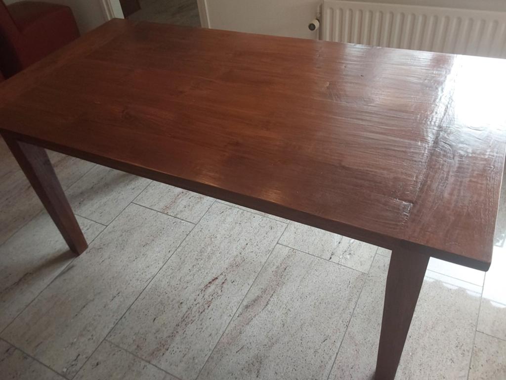 Eettafel., Ophalen, 50 tot 100 cm, Zo goed als nieuw, 150 tot 200 cm