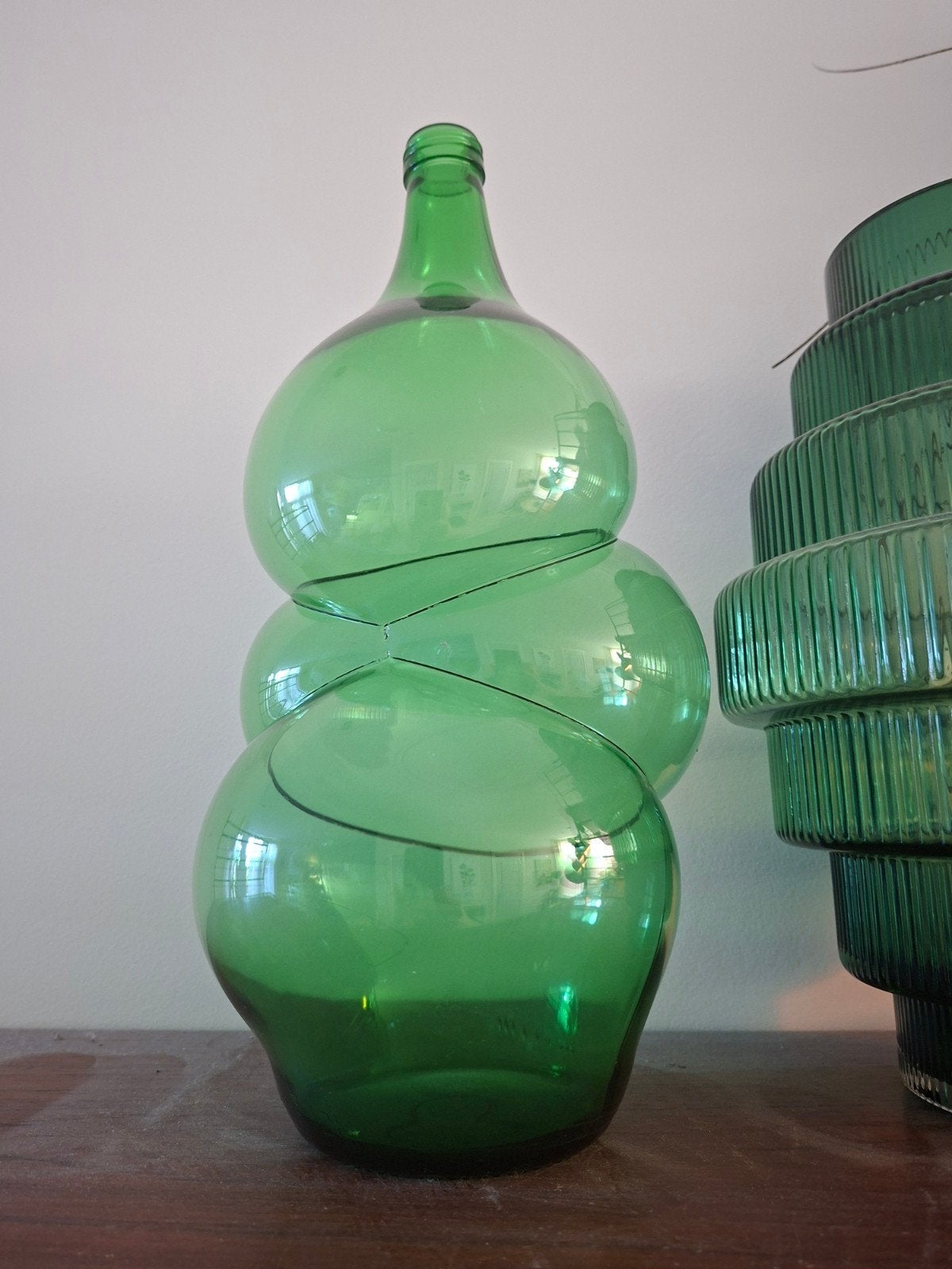 Klaas Kuiken unieke Flesvaas / Blown Bottle (Model DD), Antiek en Kunst, Ophalen