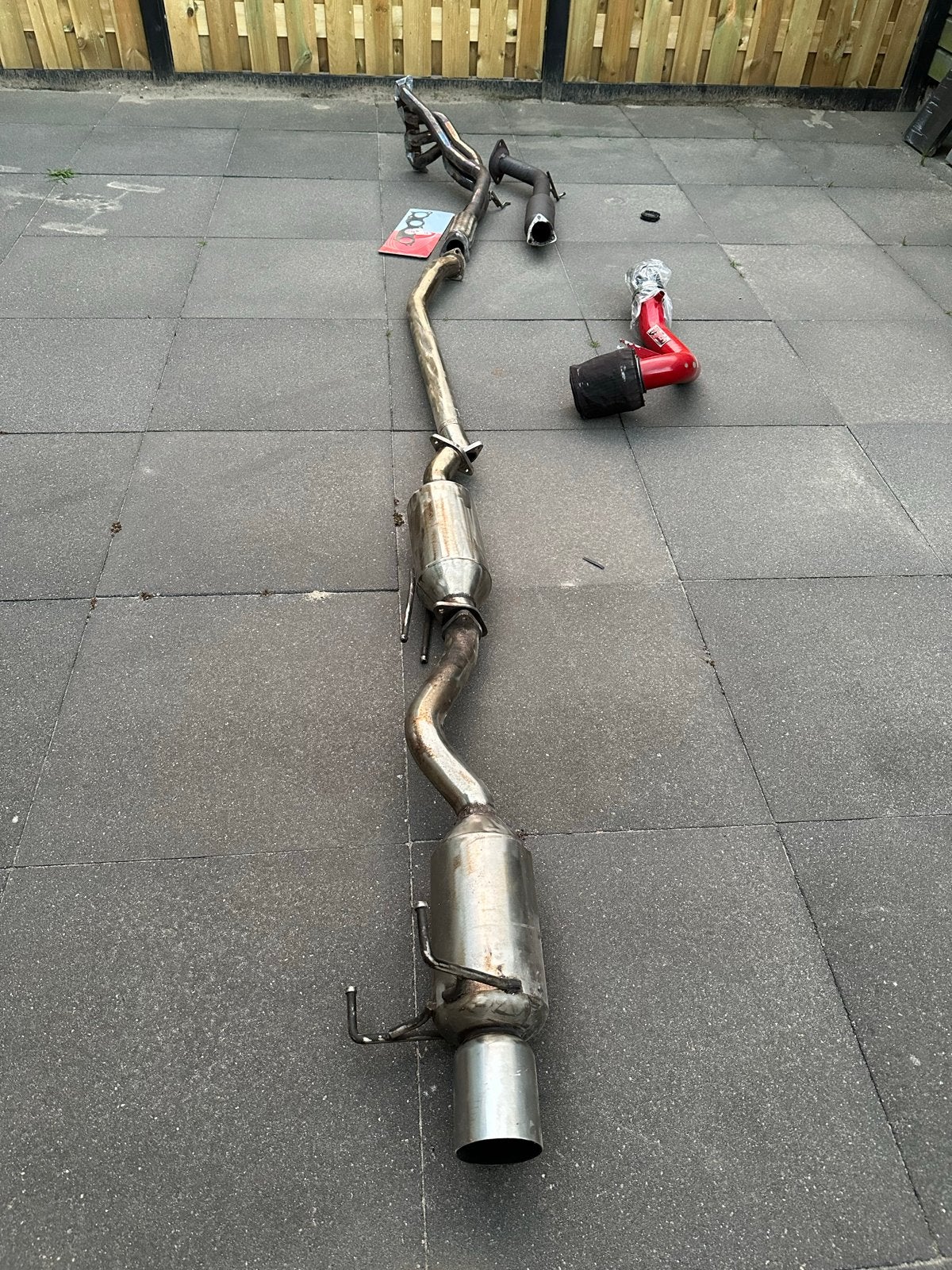 DC Sports Catback Sportuitlaat voor Honda Civic EP3, Auto-onderdelen, Uitlaatsystemen, Ophalen of Verzenden, Gebruikt, Honda