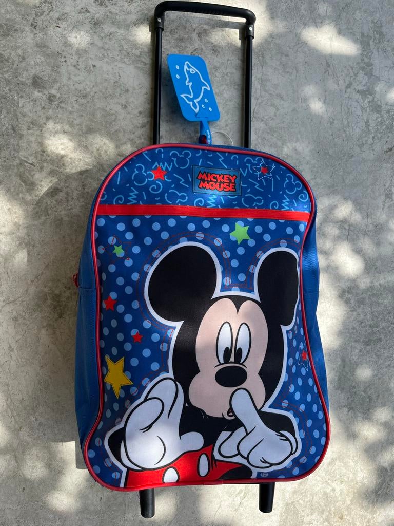 Mickey Mouse Trolley Rugzak, Overige materialen, Wieltjes, Gebruikt, Minder dan 50 cm