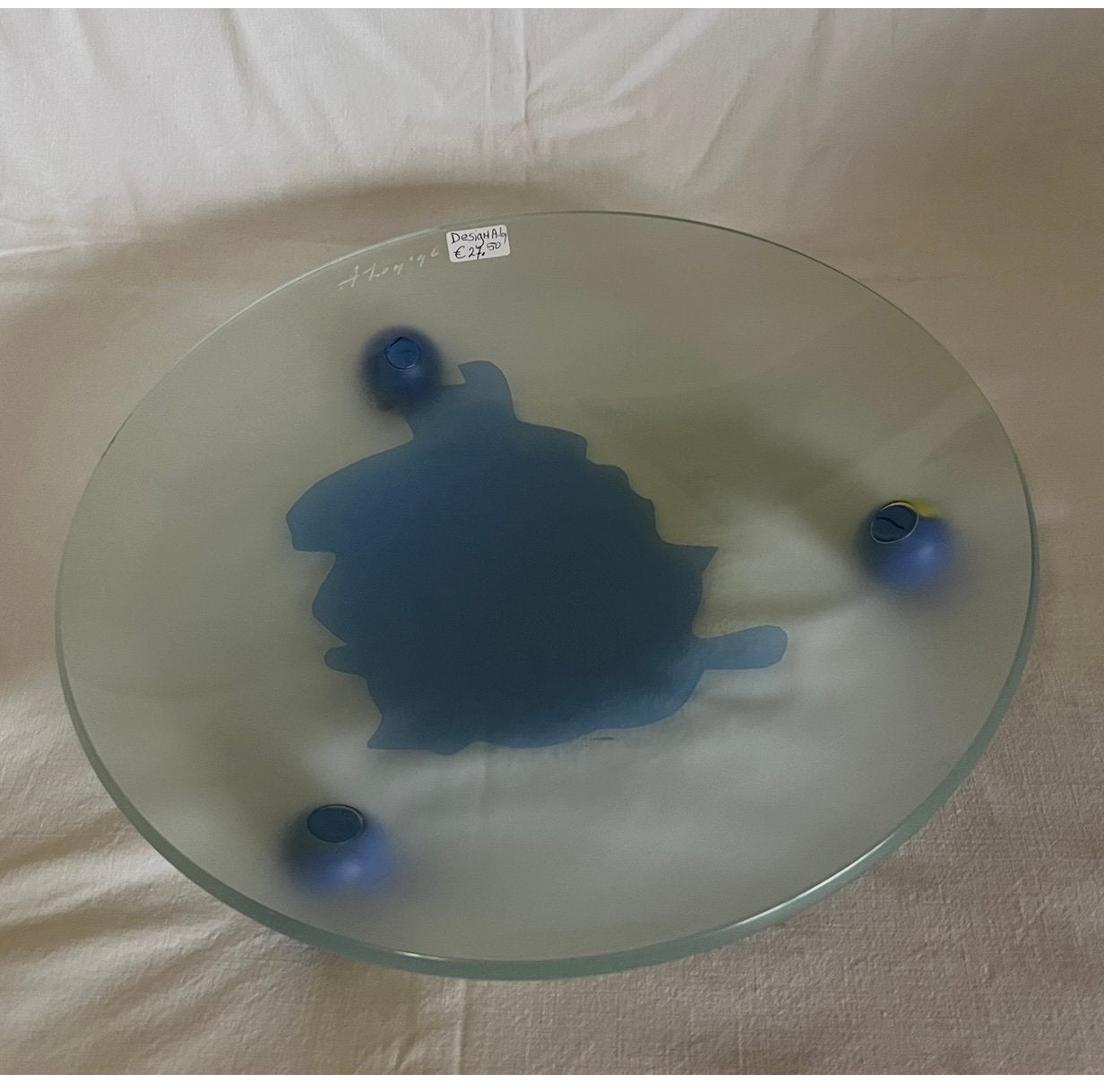 Design glazen fruitschaal, Ophalen of Verzenden