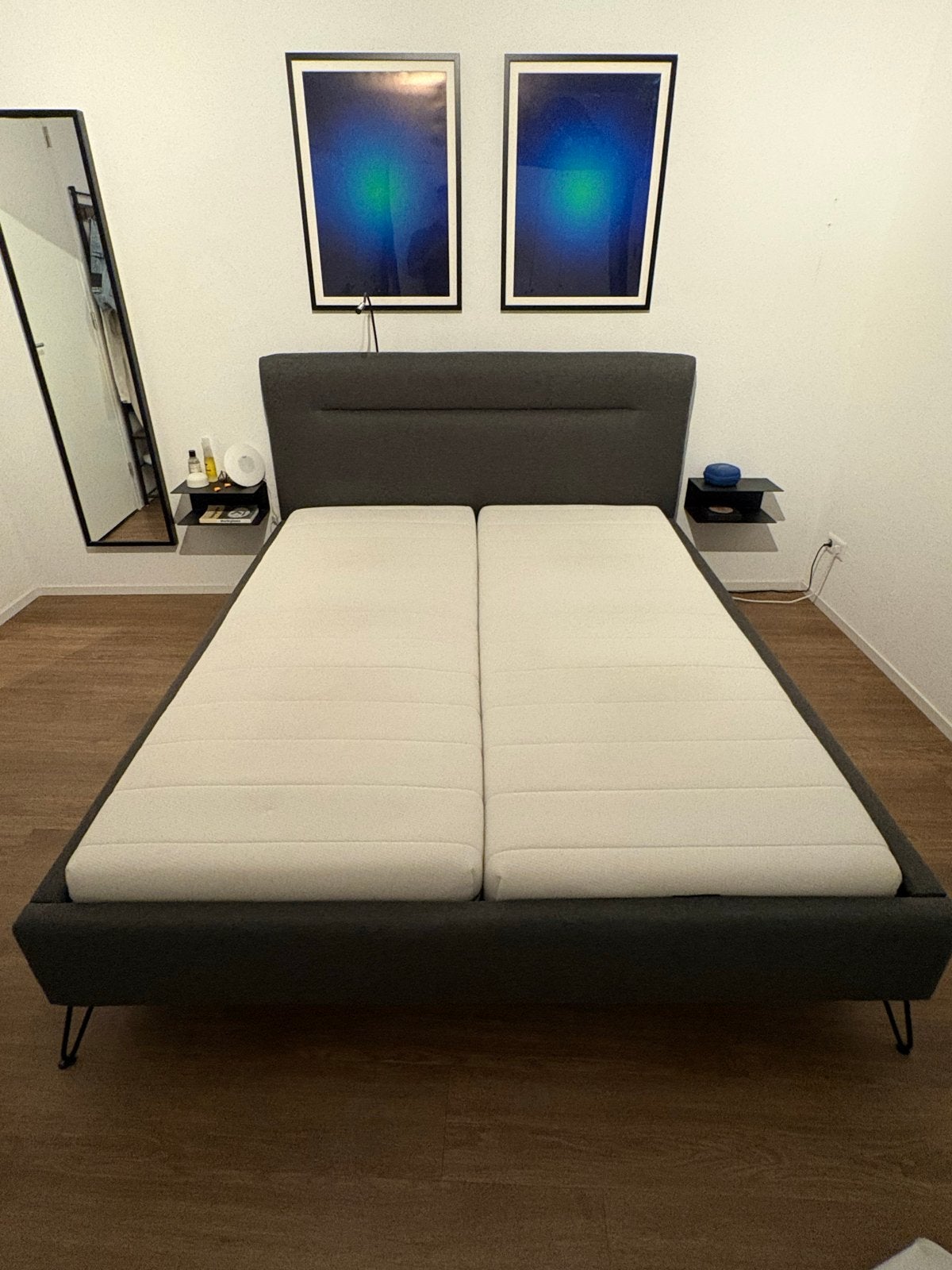 Swiss Sense bed (160x200) incl. matrassen, Ophalen, Gebruikt, Tweepersoons, 200 cm