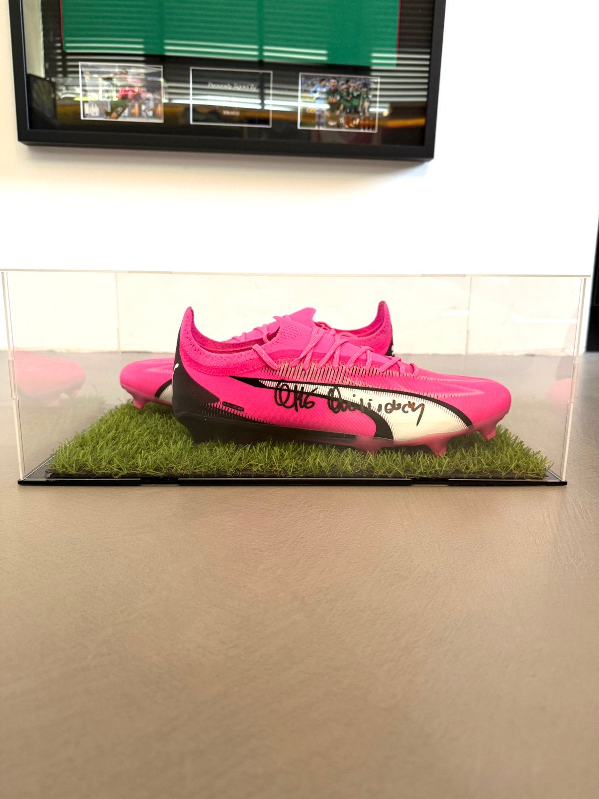 Quilindschy Hartman gesigneerde voetbalschoenen, Verzamelen, Ophalen of Verzenden, Nieuw, Feyenoord, Overige typen