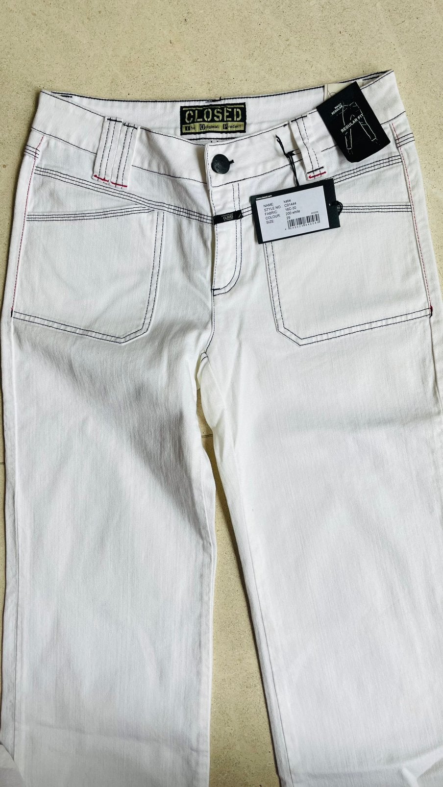Te koop: nieuwe broek, Closed, wit, 29/34, Ophalen of Verzenden, Zo goed als nieuw, Wit, W28 - W29 (confectie 36)