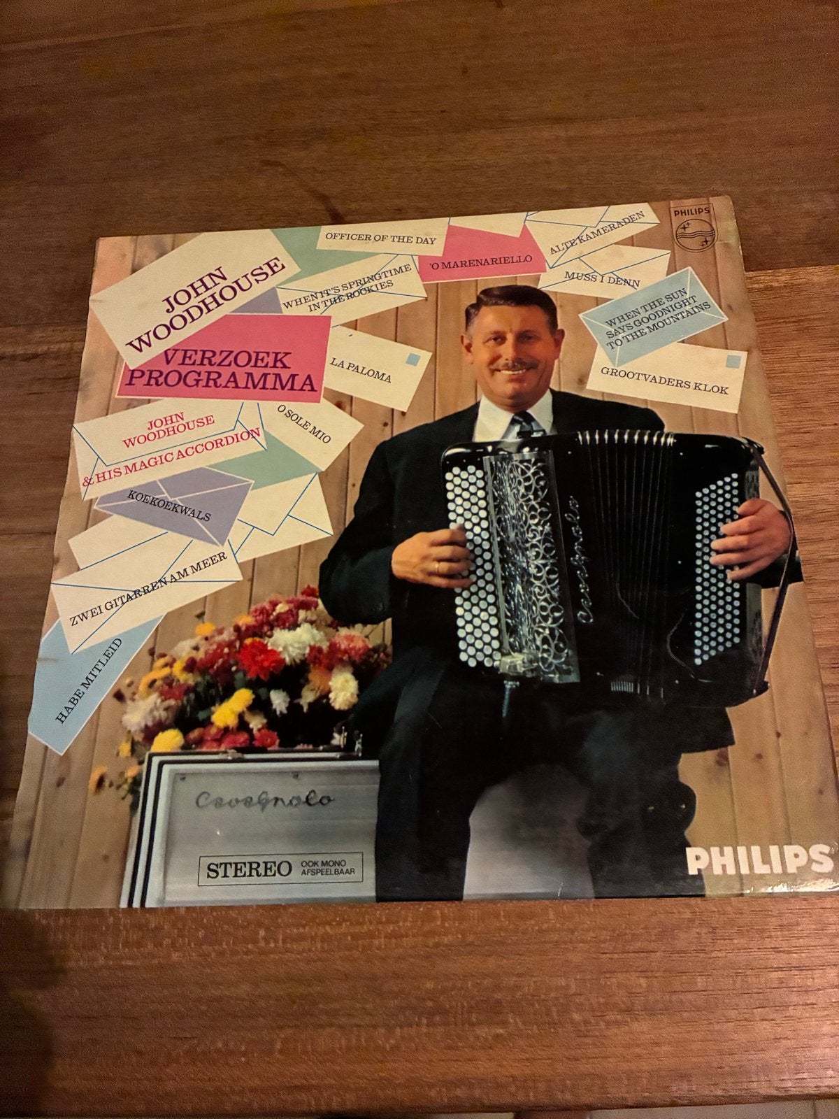 John Woodhouse - Verzoekprogramma LP accordeon, Cd's en Dvd's, LP, Gebruikt, Overige genres, Ophalen of Verzenden