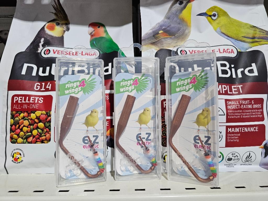 E-Z Elastische Ringen StarterKit Ø 3mm, Dieren en Toebehoren, Vogels | Toebehoren, Ophalen, Nieuw, Zand en Verzorging