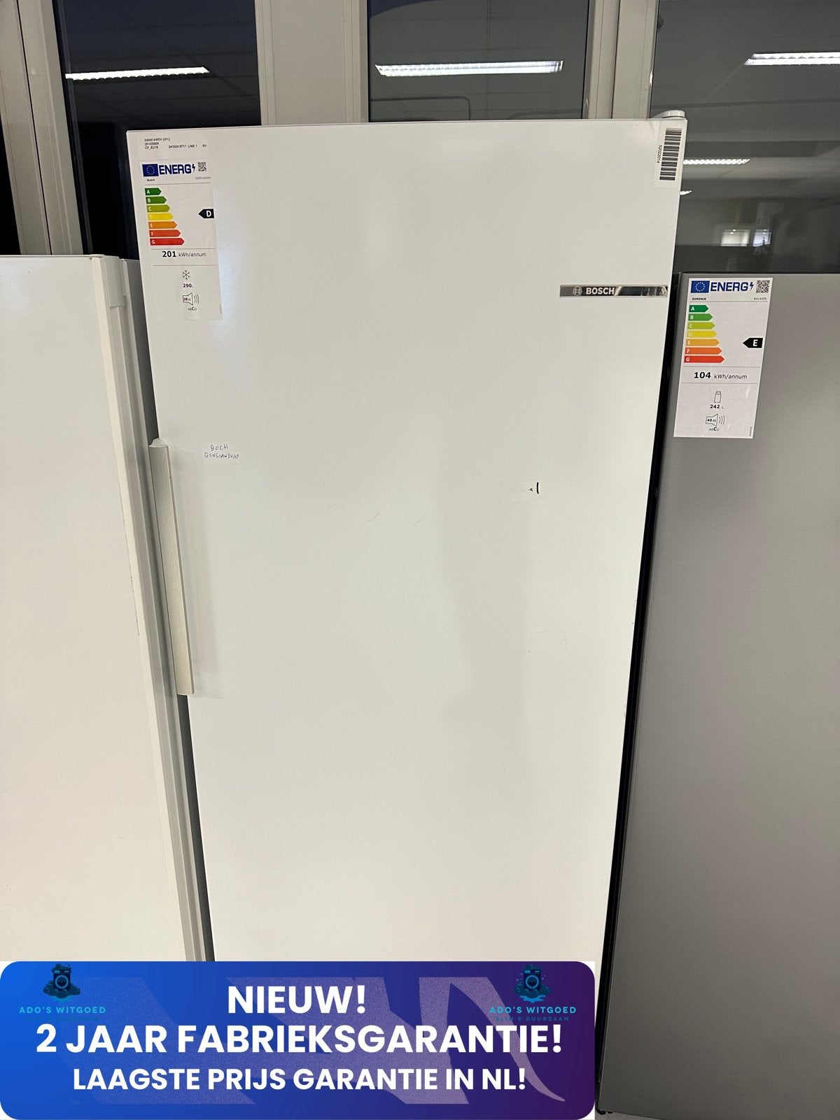 BOSCH SERIE 6 XXL VRIESKAST FreshSense IceTwister NoFrost, Witgoed en Apparatuur, Vrieskast, Info@adoswitgoed.nl, Kamerlingh Onnestraat 8, Wijchen
