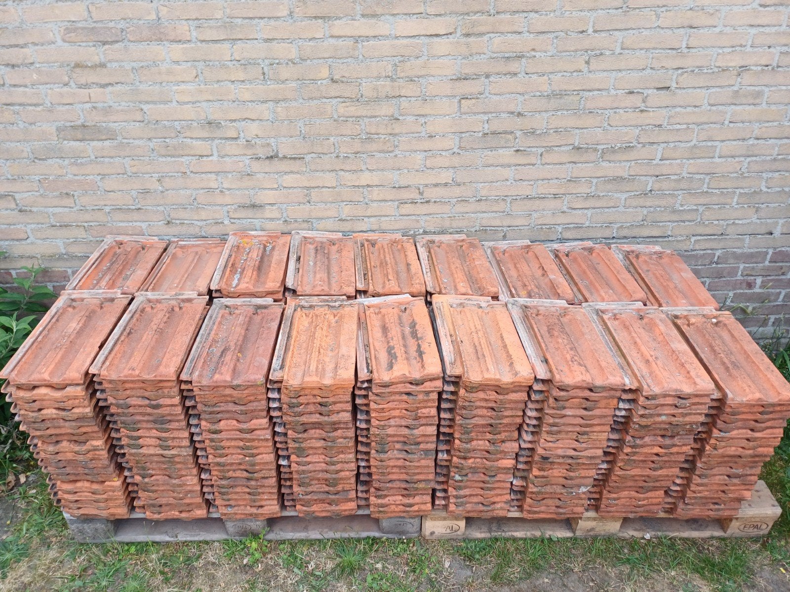 Mulden dakpannen +- 290 stuks, Ophalen, Gebruikt, Steen of Klei, 15 m² of meer