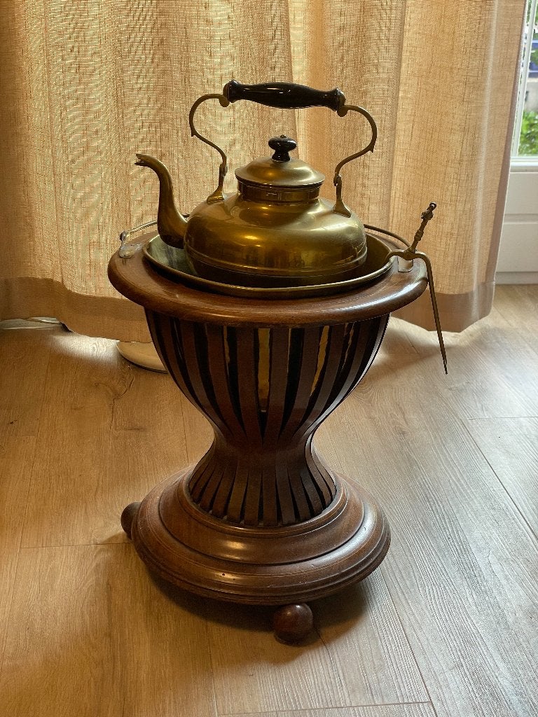 Antieke stoof en koperen ketel, Antiek en Kunst, Ophalen