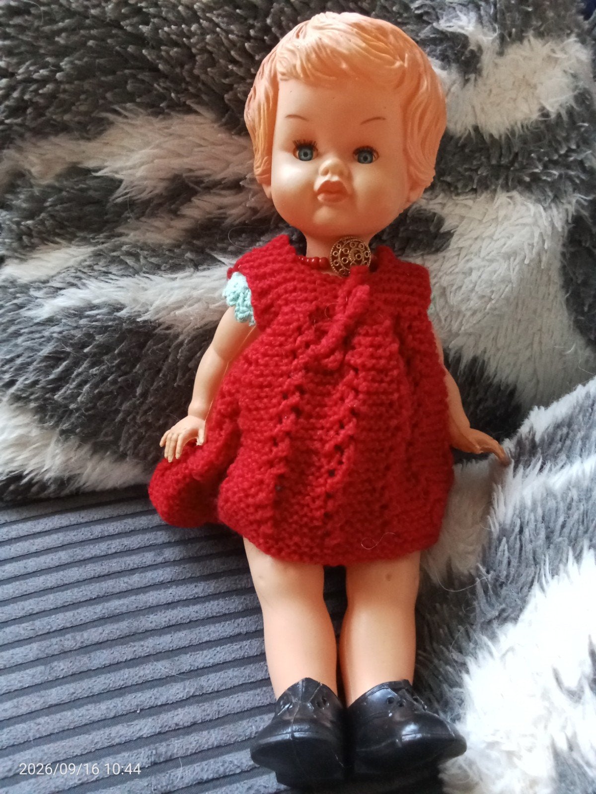 Vintage ( Galba ) ooievaar pop, Ophalen of Verzenden, Gebruikt, Pop